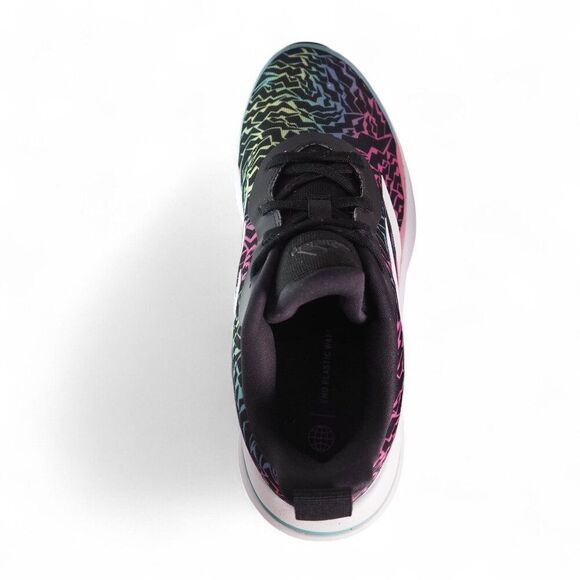 Adidas Fortarun Running Sneakers Black / Multicolor H04113 Youth 6 - Picture 9 of 11